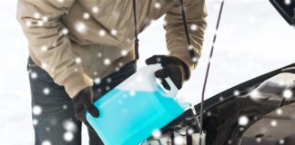 Frostskyddsmedel för rutan – glöm inte att fylla på vintern! frostskydd